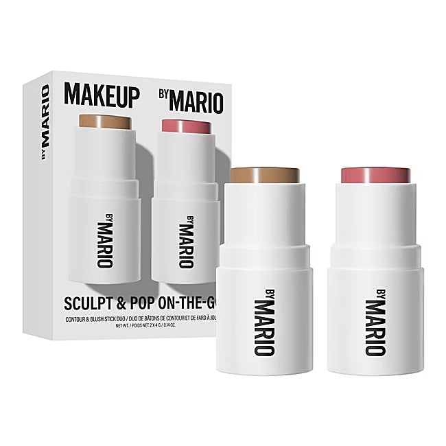 Maquillaje de Mario Sculp & Pop On the Go Duo Mini.
